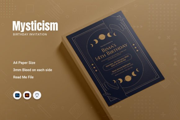 Download Mysticism Birthday Invitation - Mystic Collection