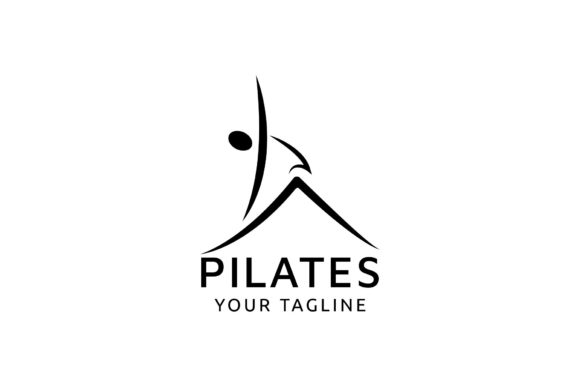 Download Silhouette Pilates Woman Logo Design - Silhouette Collection